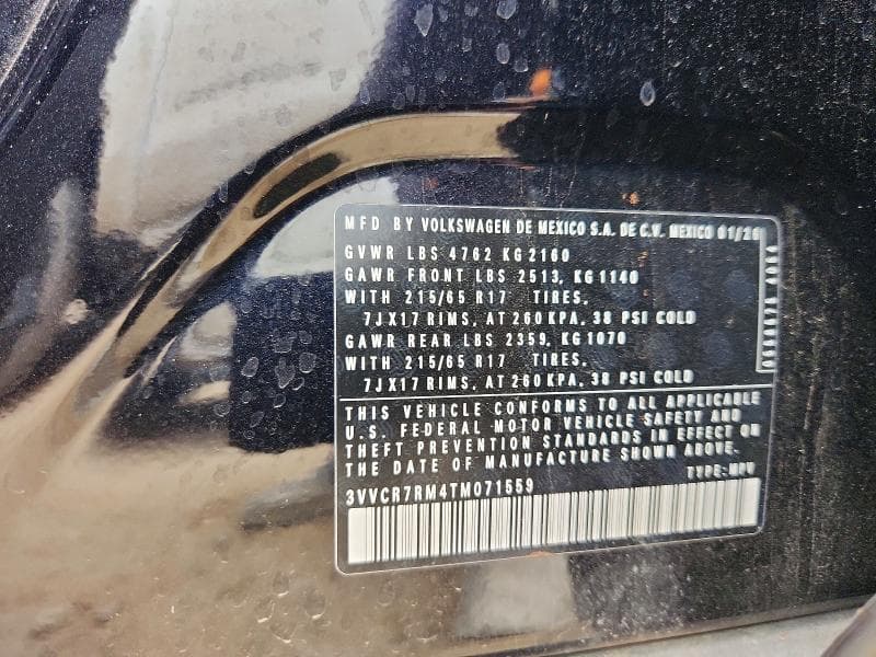 2026 VOLKSWAGEN TIGUAN S 13