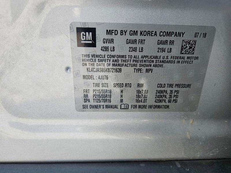 2019 BUICK ENCORE PREFERRED 13