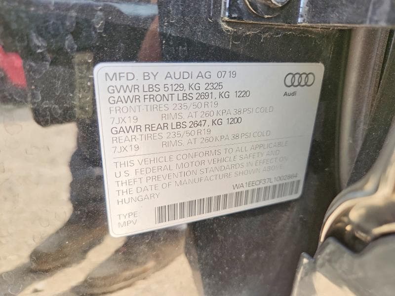 2020 AUDI Q3 PREMIUM PLUS S-LINE 12