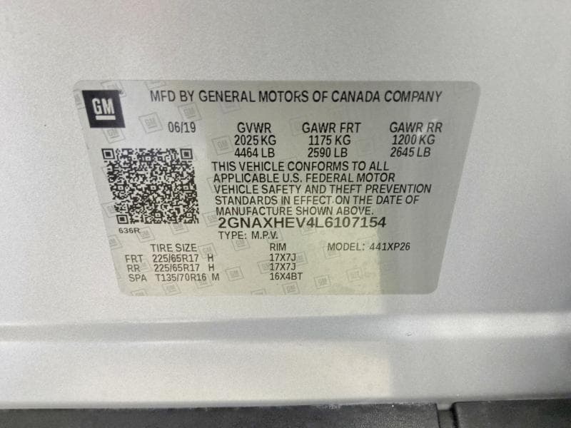 2020 CHEVROLET EQUINOX LS 13