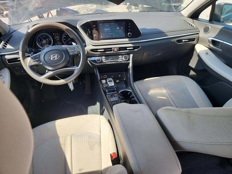 2022 HYUNDAI SONATA HYBRID BLUE 8
