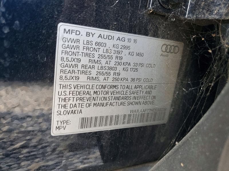2017 AUDI Q7 PREMIUM PLUS 13