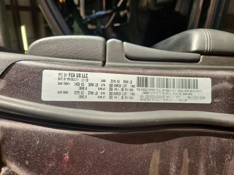 2020 JEEP GRAND CHEROKEE LIMITED 13