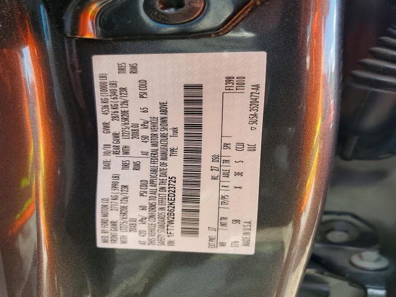 2019 FORD F250 SUPER DUTY 13
