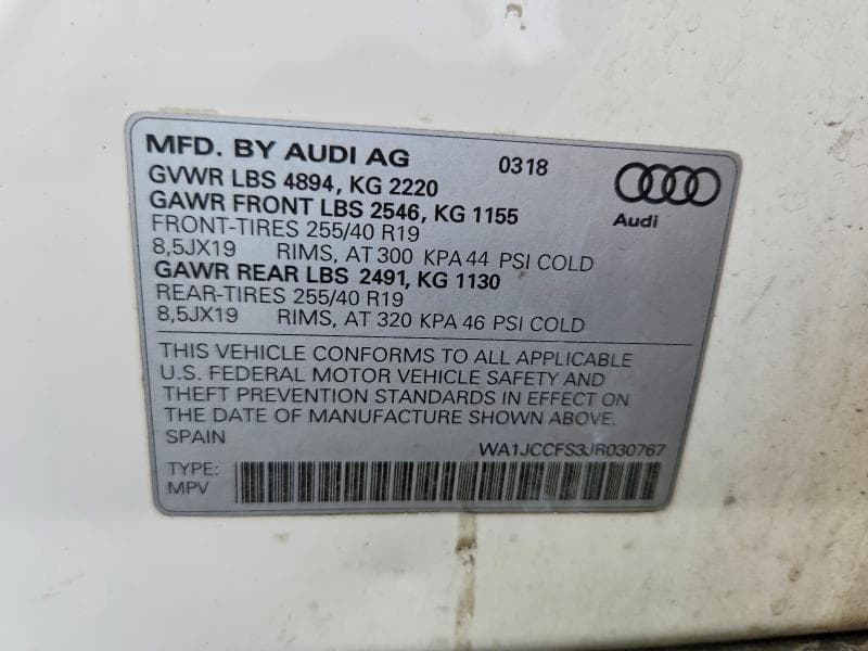 2018 AUDI Q3 PREMIUM PLUS 13