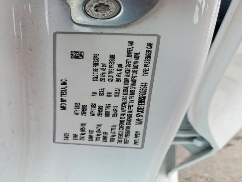 2025 TESLA MODEL 3 12