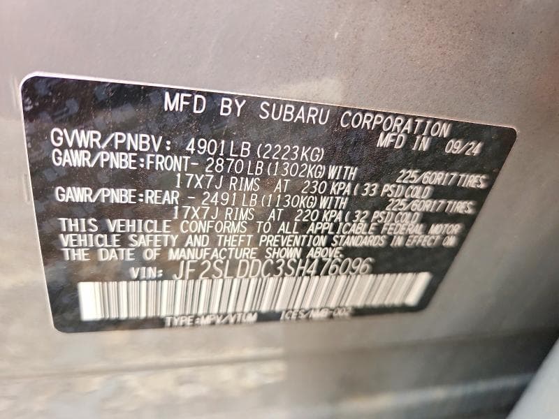 2025 SUBARU FORESTER PREMIUM 13