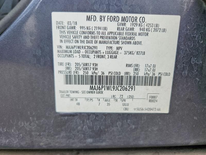 2018 FORD ECOSPORT TITANIUM 12
