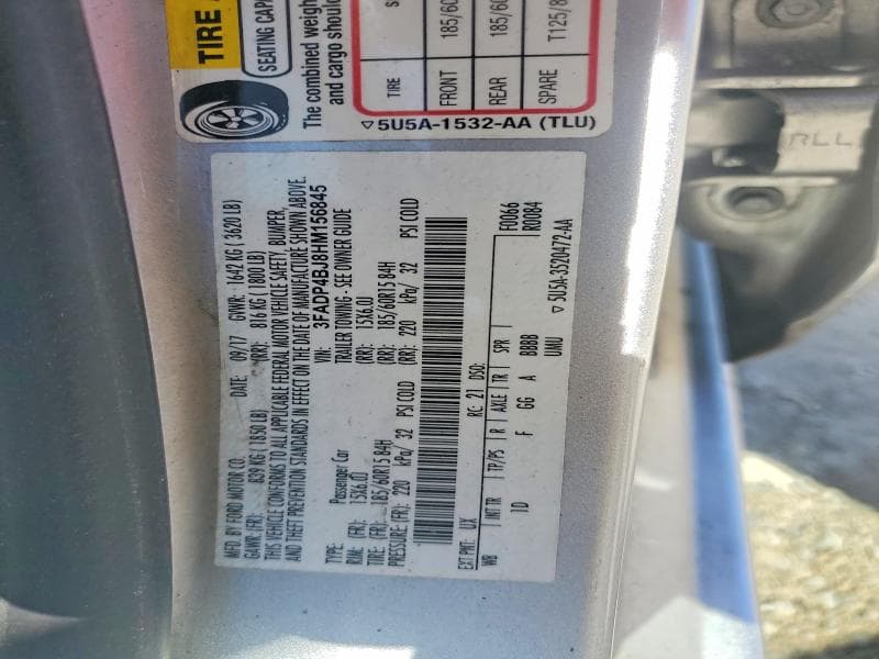2017 FORD FIESTA SE 13