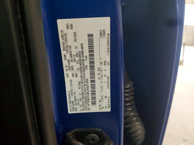 2018 FORD F150 SUPERCREW 12