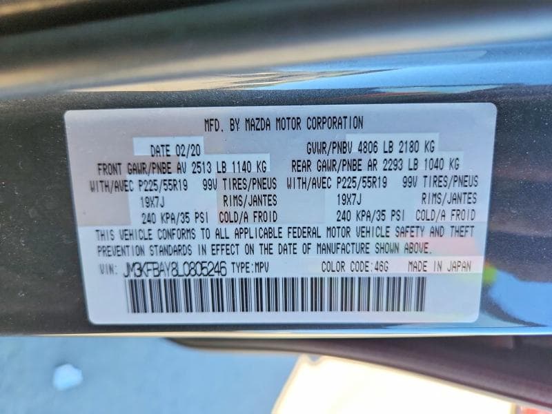2020 MAZDA CX-5 GRAND TOURING RESERVE 14
