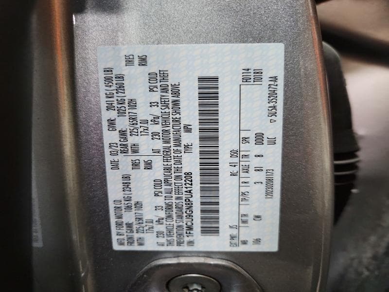 2023 FORD ESCAPE ACTIVE 13