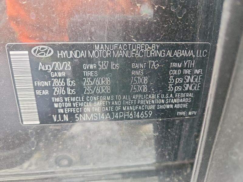 2023 HYUNDAI SANTA FE SE 12