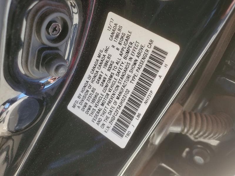 2018 HONDA CIVIC LX 13