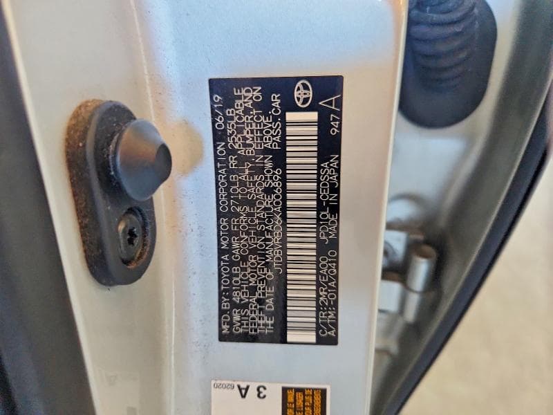 2019 TOYOTA MIRAI BASE 12