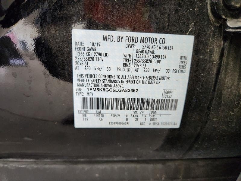 2020 FORD EXPLORER ST 13
