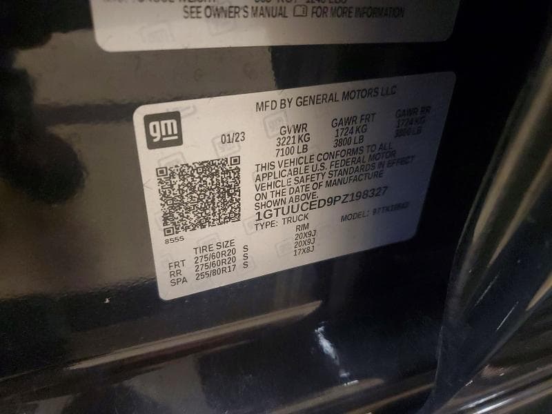 2023 GMC SIERRA K1500 ELEVATION 12