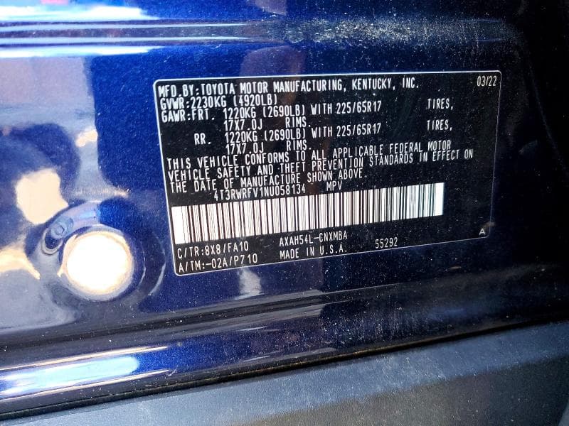 2022 TOYOTA RAV4 XLE 13