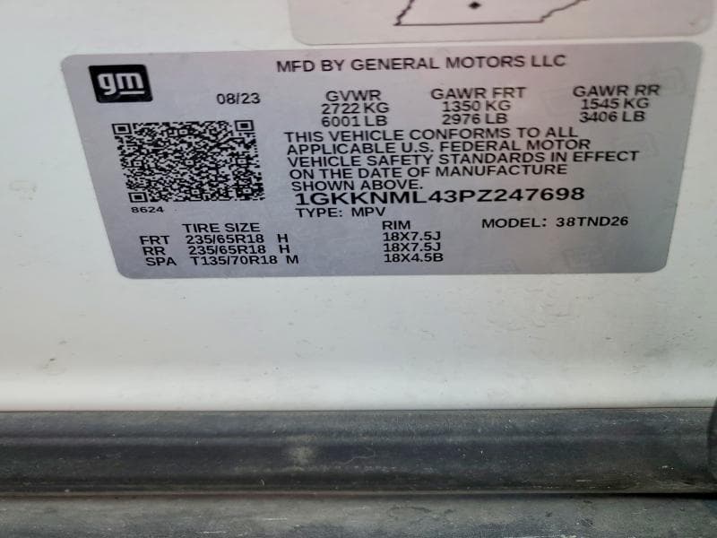 2023 GMC ACADIA SLT 13