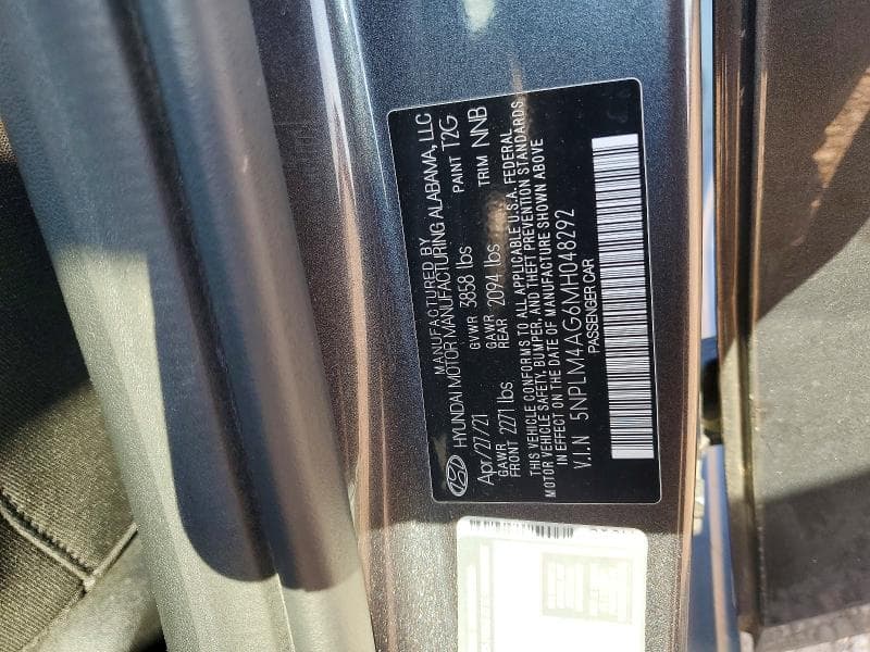2021 HYUNDAI ELANTRA SEL 12