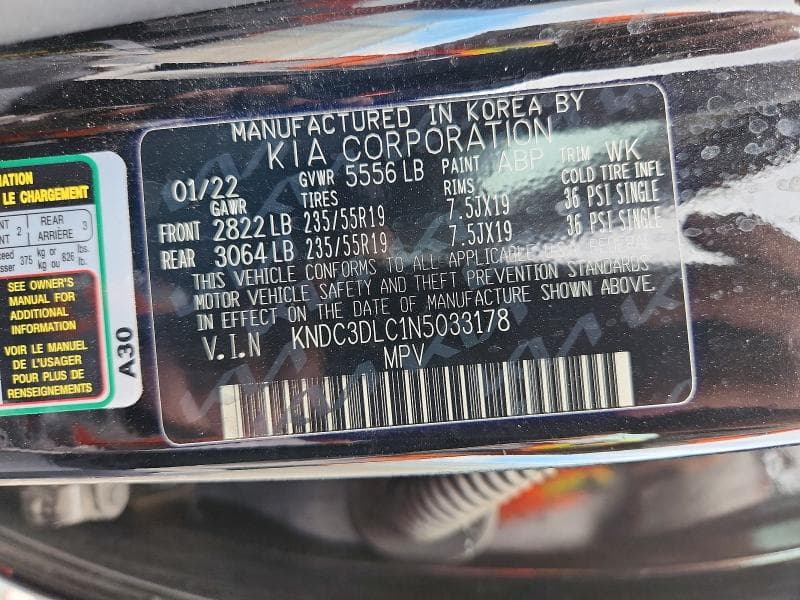 2022 KIA EV6 WIND 13