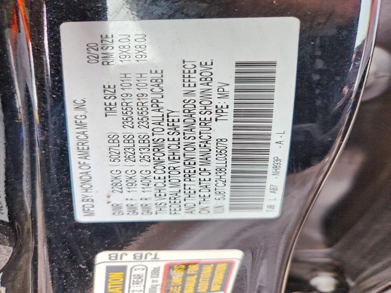 2020 ACURA RDX 12