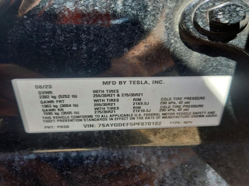 2023 TESLA MODEL Y 13