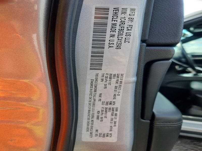 2020 JEEP GRAND CHEROKEE LIMITED 14