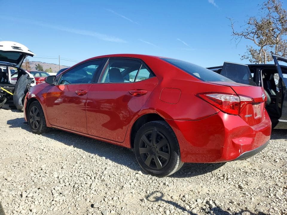 2018 TOYOTA COROLLA LE 2
