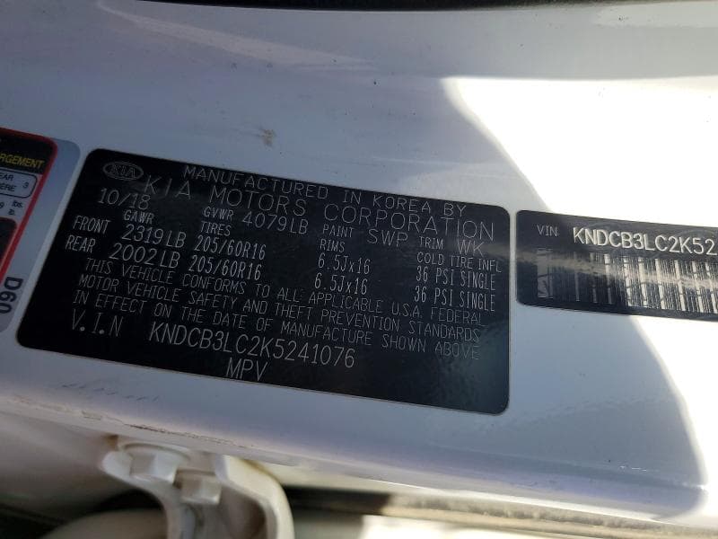 2019 KIA NIRO FE 12