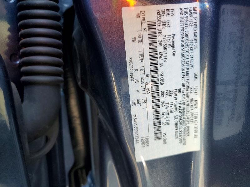 2018 FORD FOCUS SEL 12