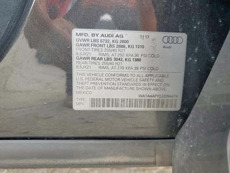 2018 AUDI SQ5 PREMIUM PLUS 12
