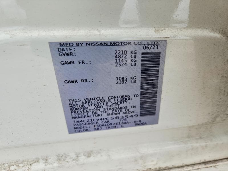 2023 NISSAN LEAF SV PLUS 12