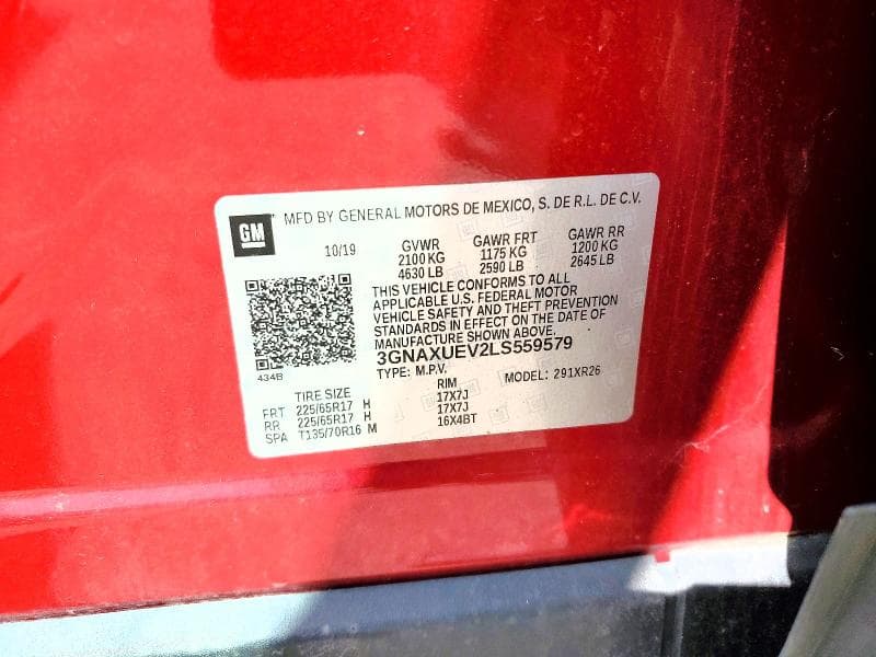 2020 CHEVROLET EQUINOX LT 13
