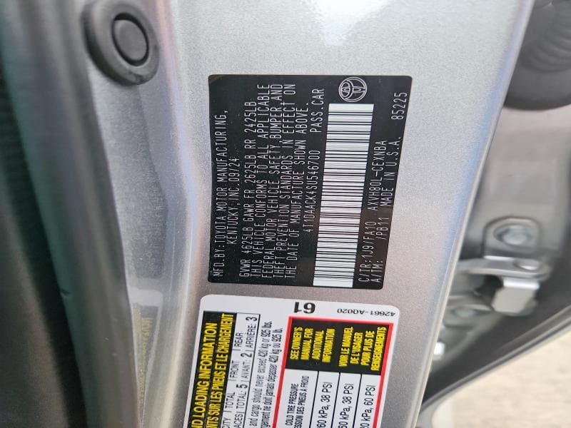 2025 TOYOTA CAMRY LE 12