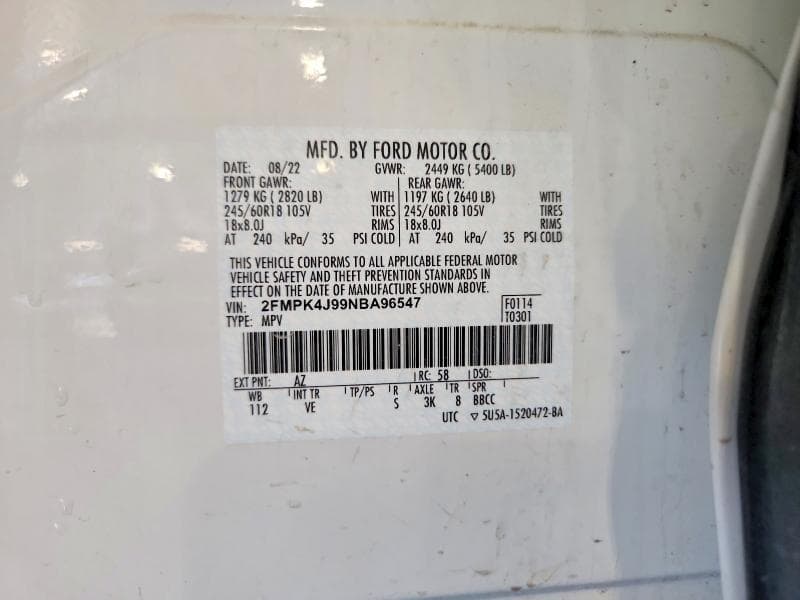 2022 FORD EDGE SEL 13