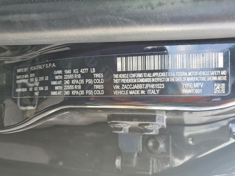 2018 JEEP RENEGADE LATITUDE 13