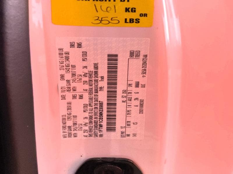 2021 FORD F150 12