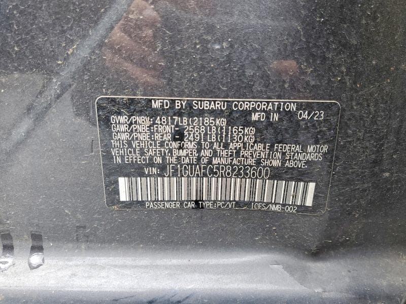 2024 SUBARU IMPREZA SPORT 13