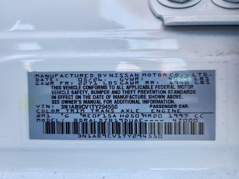 2026 NISSAN SENTRA SV 12