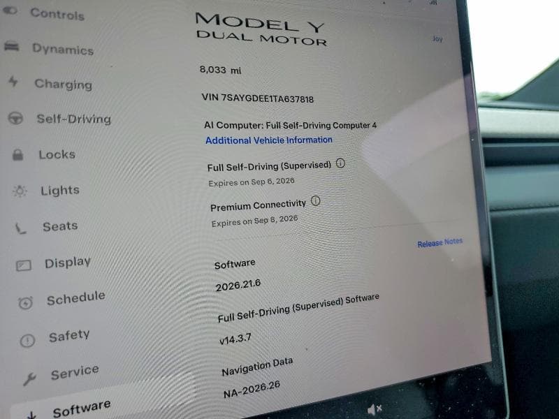 2026 TESLA MODEL Y 9