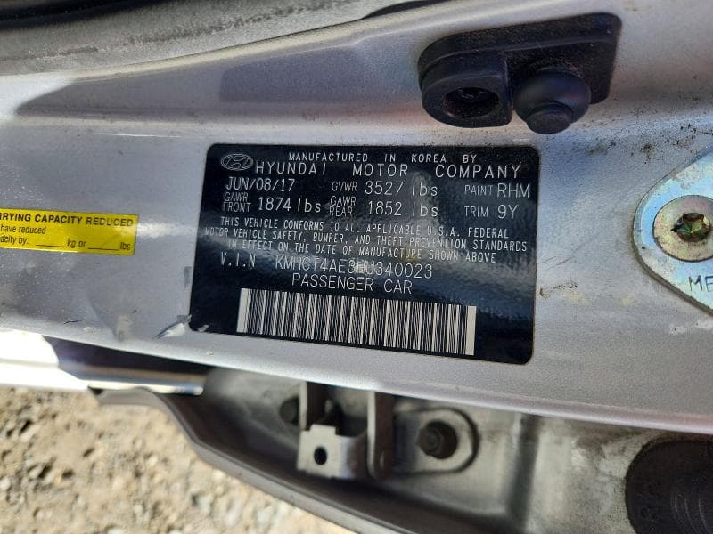 2017 HYUNDAI ACCENT SE 12