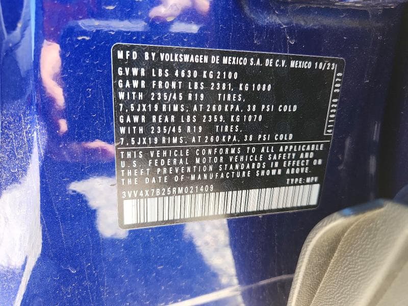 2024 VOLKSWAGEN TAOS SEL 12