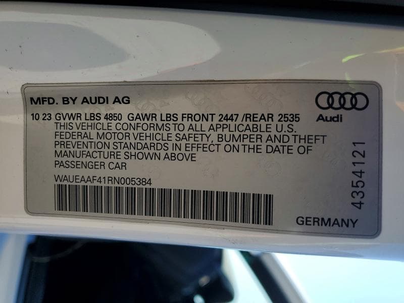 2024 AUDI A4 PREMIUM PLUS 45 12