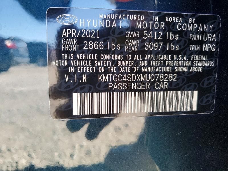 2021 GENESIS G80 3.5T 13