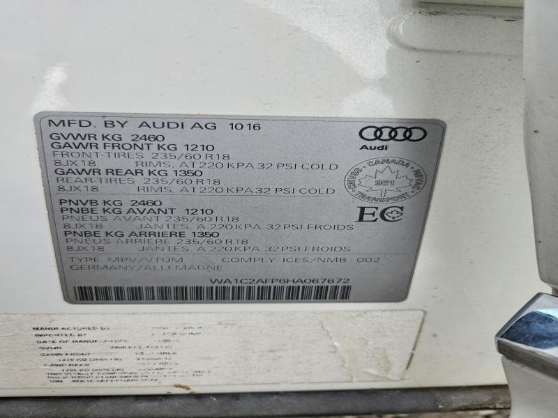 2017 AUDI Q5 PREMIUM 13