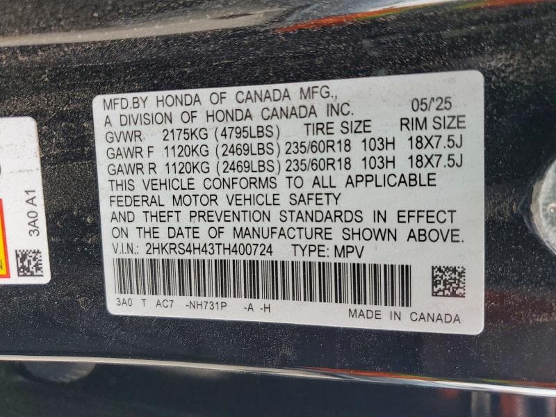 2026 HONDA CR-V EX 14