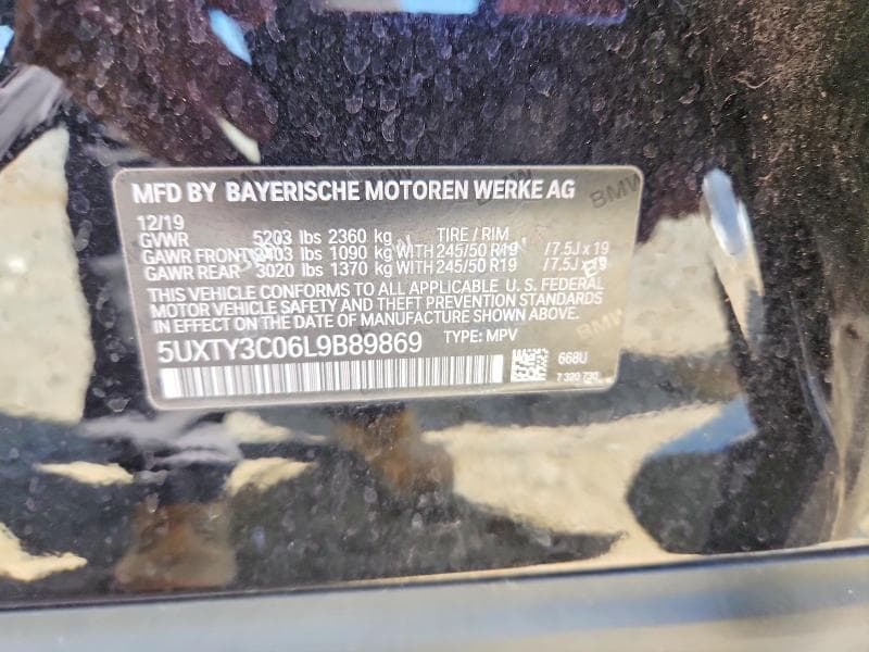 2020 BMW X3 SDRIVE30I 14