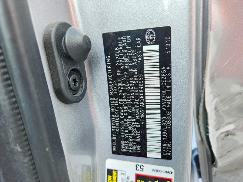 2024 TOYOTA CAMRY XSE 12