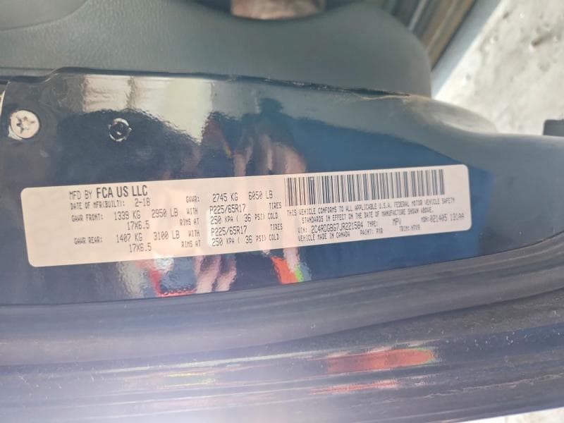 2018 DODGE GRAND CARAVAN SE 13